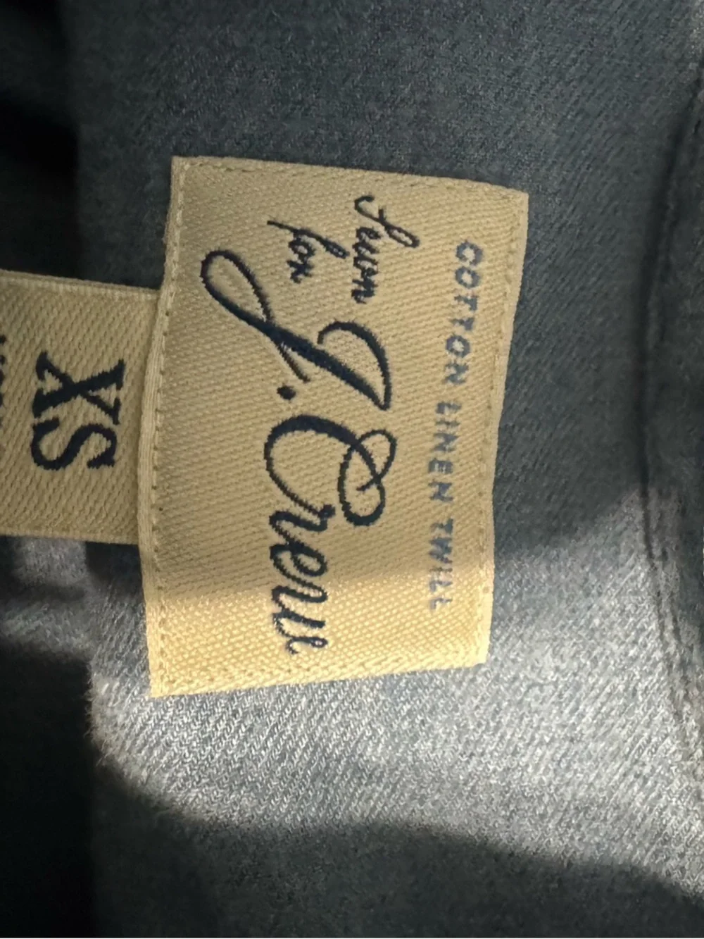 J. Crew Men's Blue Solid and Navy‎ White Gingham Button-Down Shirts